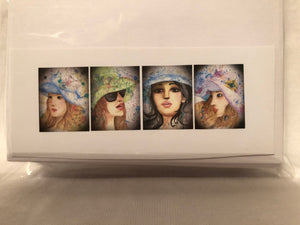 Women in Hats Notecards